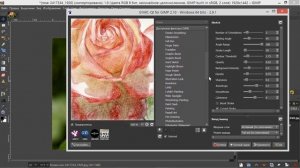 48. Как создать скетч с G'MIC в GIMP.