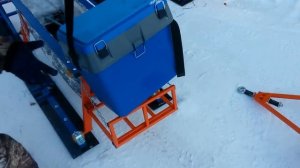 обзор раскладные сани для мотобуксировщика