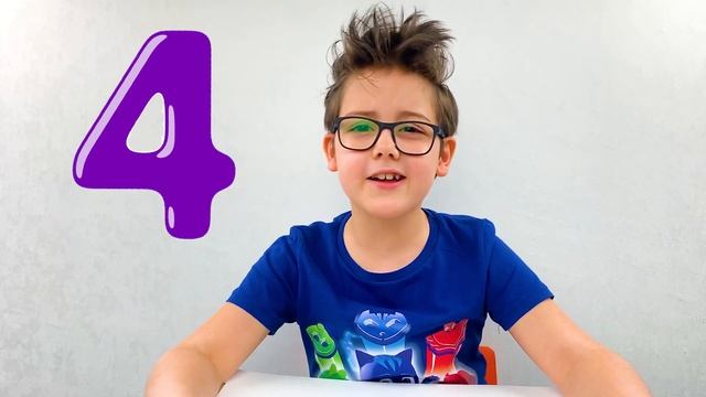 Учим цифры от 1 до 10/ МанСан/ развивашки для детей /детское видео