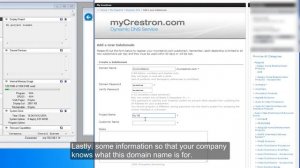 Configuring Crestron MyCrestron Dynamic DNS on 3 Series Processors