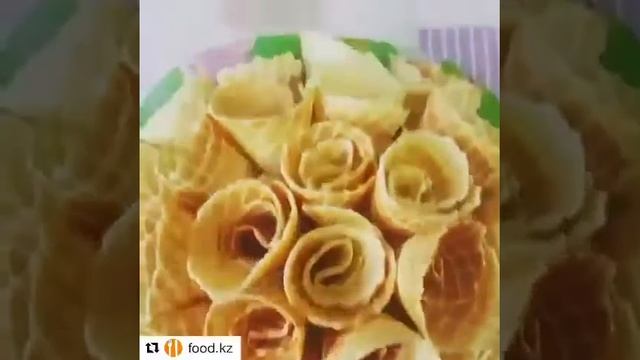 Вафли домашние, приятного аппетита! смотреть онлайн