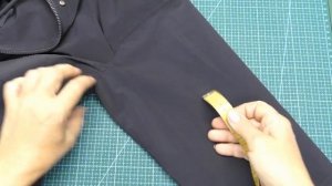 Как укоротить рукава  у куртки .
