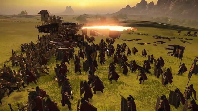 Juggernaut burns the Imperial army in Total War Three Kingdoms смотреть онлайн