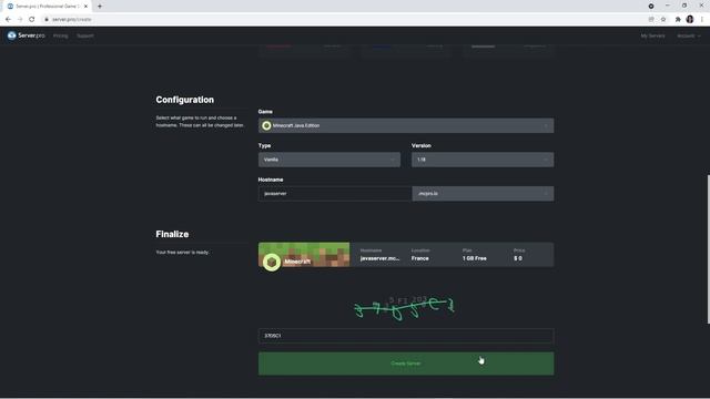 How to Get a Free Minecraft Java Server - Server.Pro смотреть онлайн