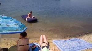 Успенское водохранилище. Пляж Крым. ЛНР.