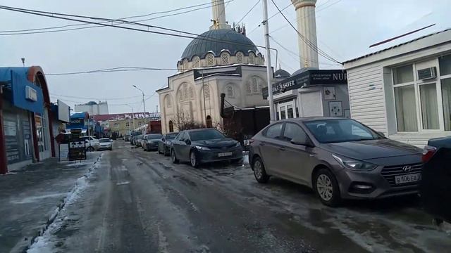 Дорога к мечети на рынке беркат  🕌   #мечеть