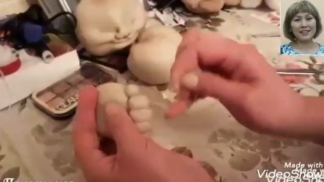 Кукла попик в чулочной технике. Мастер класс!