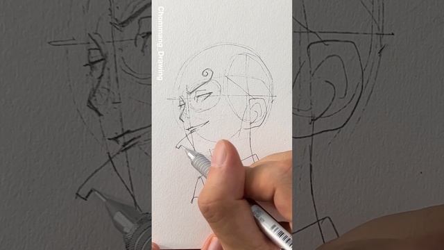 Anime-Style Sketching ASMR with Staedtler 0.3mm HB Mechanical Pencil