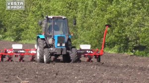Сеялка пропашная VESTA 8  (СУПН, УПС 8) - Работа сеялки в поле  (CHERVONA ZIRKA)