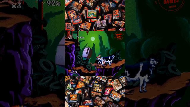 Earthworm Jim #vagnerdmitriy #ретропонедельник #sega #segamegadrive2 #shorts