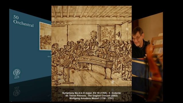 W.A, Mozart - Symphony No.4 in D major, KV 19 (dir.Trevor Pinnock, 1993-1995)