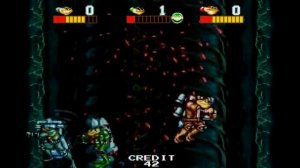 Battletoads arcade (Боевые жабы) прохождение втроем rus(Аркадный автомат, MAME)