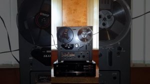 akai 215d японский магнитофон,режим запись на магнитную ленту.