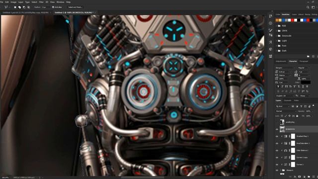 CYBERPUNK 2077 Design In Photoshop! (Photoshop) смотреть онлайн