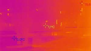 Пример видео с тепловизора iRay xTherm T3 Pro. Ухта. Парк, круговой обзор.