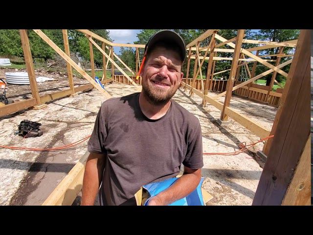 Putting on blue skin/ Our Off grid Adventure