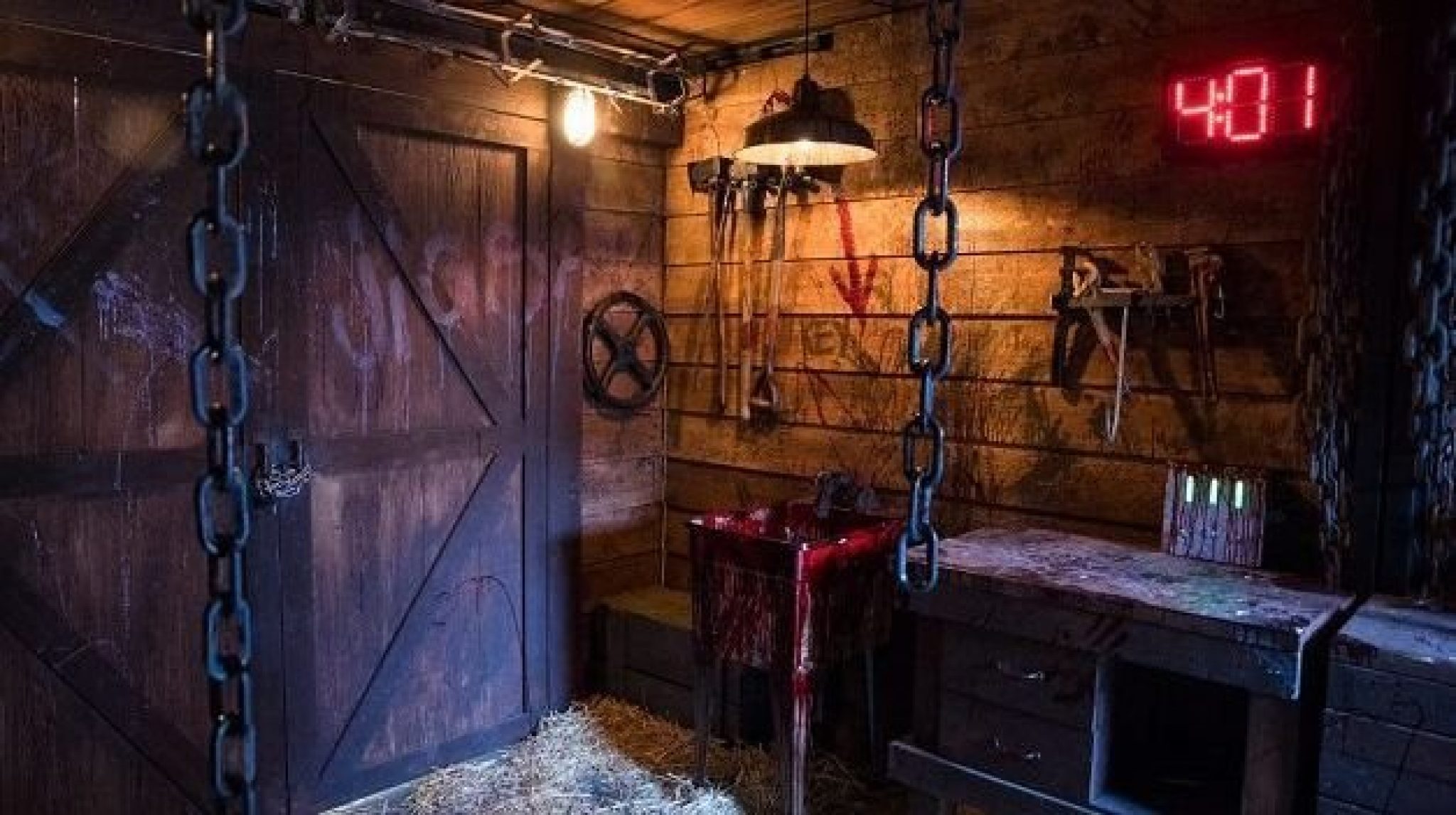 Место пыток. Escape Rooms квест. Пыточная комната современная.