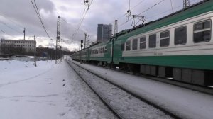 Электропоезд ЭД4М-0458 ЦППК станция Фили