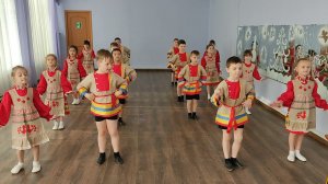 Танцевальный номер "Ой, ниточка тоненькая" МБДОУ 124