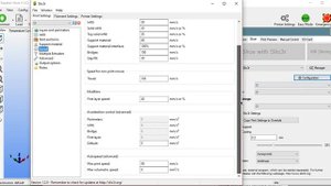 Связанный ролик настроек. setting Repetier-Host and Sliser Slic3r
