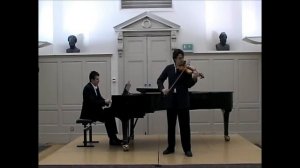 Vlasios Sokos performs Wieniawski concerto No.2 in Dminor. Piano: Phillip Dennis Modinos