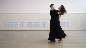 Closed Impetus Turn in Waltz Закрытый импетус поворот в Медленном вальсе