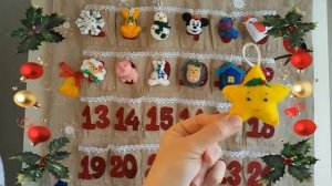 Подарки к Новому году. Сюрпризы. Игрушки из фетра. Self-made Advent calendar with Surprises