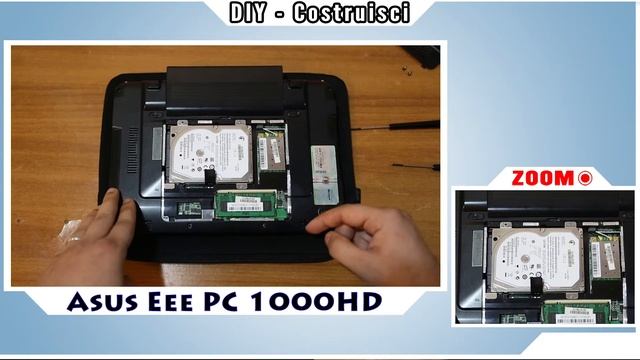 Come cambiare un Hard Disk, Asus Eee PC 1000HD смотреть онлайн