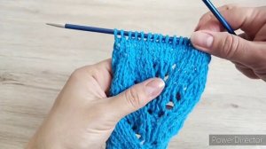 АЖУРНЫЕ СЛЕДКИ СПИЦАМИ/БЕЗ ШВА