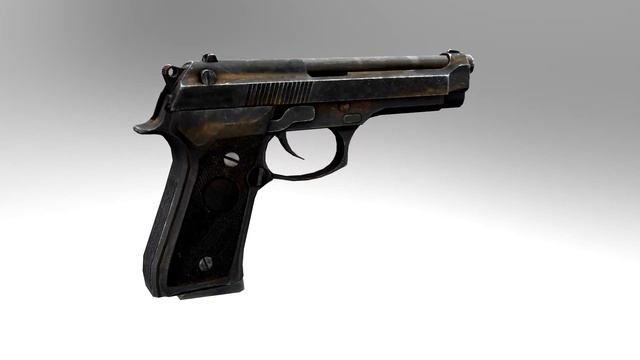 Пистолет Beretta M9 (скачать 3D модель) смотреть онлайн