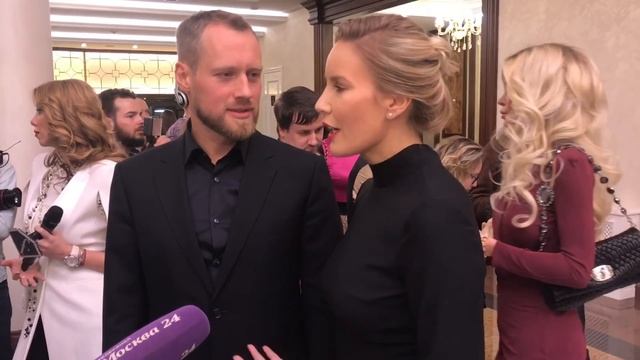 Елена Летучая с мужем на премии Moda Topical