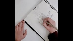 Line Art Speed Drawing Of Gladiolus Flower .#artist #artwork #art #penandink #penandinkart #video