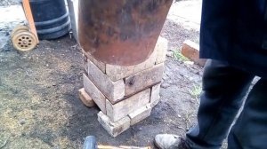 Угольная плавильная печь с турбо надувом для плавки алюминия часть 1.