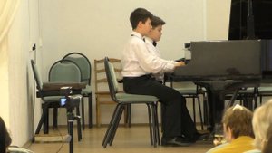Э.Полдини."У озера". Личагин Алексей(5кл), Севастьянов Павел(4кл.)