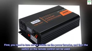 CHGAOY 2000W Power Inverter Pure Sine Wave Inverter DC 12V to 120V AC Car Inverter