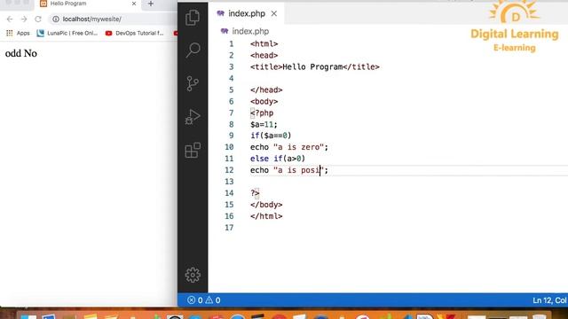 13 PHP Ladder if else Statement | Online Training Download app from below link