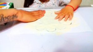 ?Рисуем картину  поделка с манной крупой /Видео для детей #Draw a picture with semolina