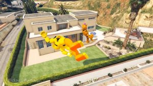 Rockstar FNAF Animatronics Falls + Fails [GTA 5 Ragdolls] - Episode 43