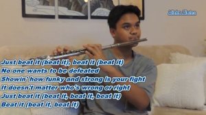 BEAT IT by Michael Jackson (flute cover)