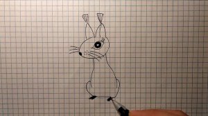 Как нарисовать БЕЛКУ / Простые рисунки для детей и начинающих