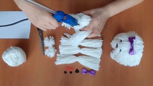 Мастер-класс "Собачка" из ниток.