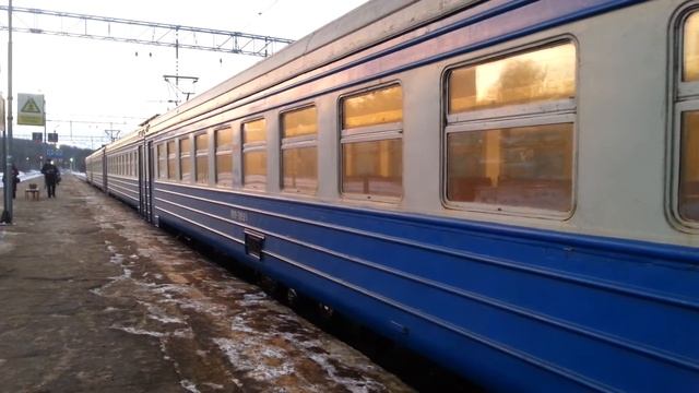 Яхрома.Электричка Александров- Поварово