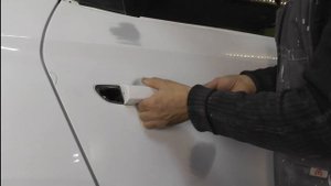 Hyundai Tucson снятие ручки двери.