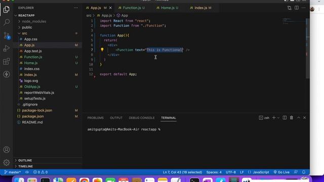 #7 React JS Tutorial for Beginners | Props in React for Components смотреть онлайн