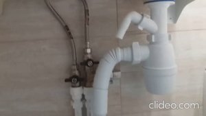 Установка раковины над стиральной машиной
