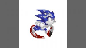 Как нарисовать Соника по клеточкам