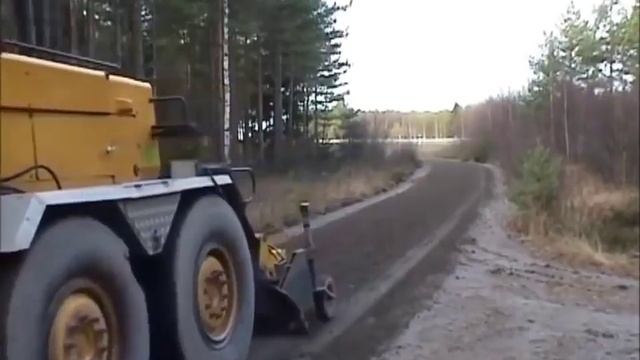 Как делают грунтовые дороги в Германии