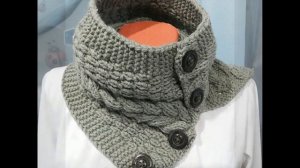 Манишка на пуговицах ?❤?. Идеи для вязания.