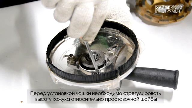Шлифовка бетона с кожухом для УШМ. Concrete grinding with a small angle grinder.