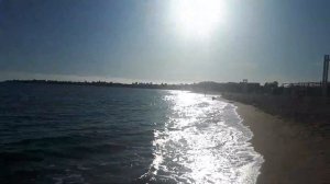 Крым, Евпатория, Заозерное, пляж СуперАква и медузы